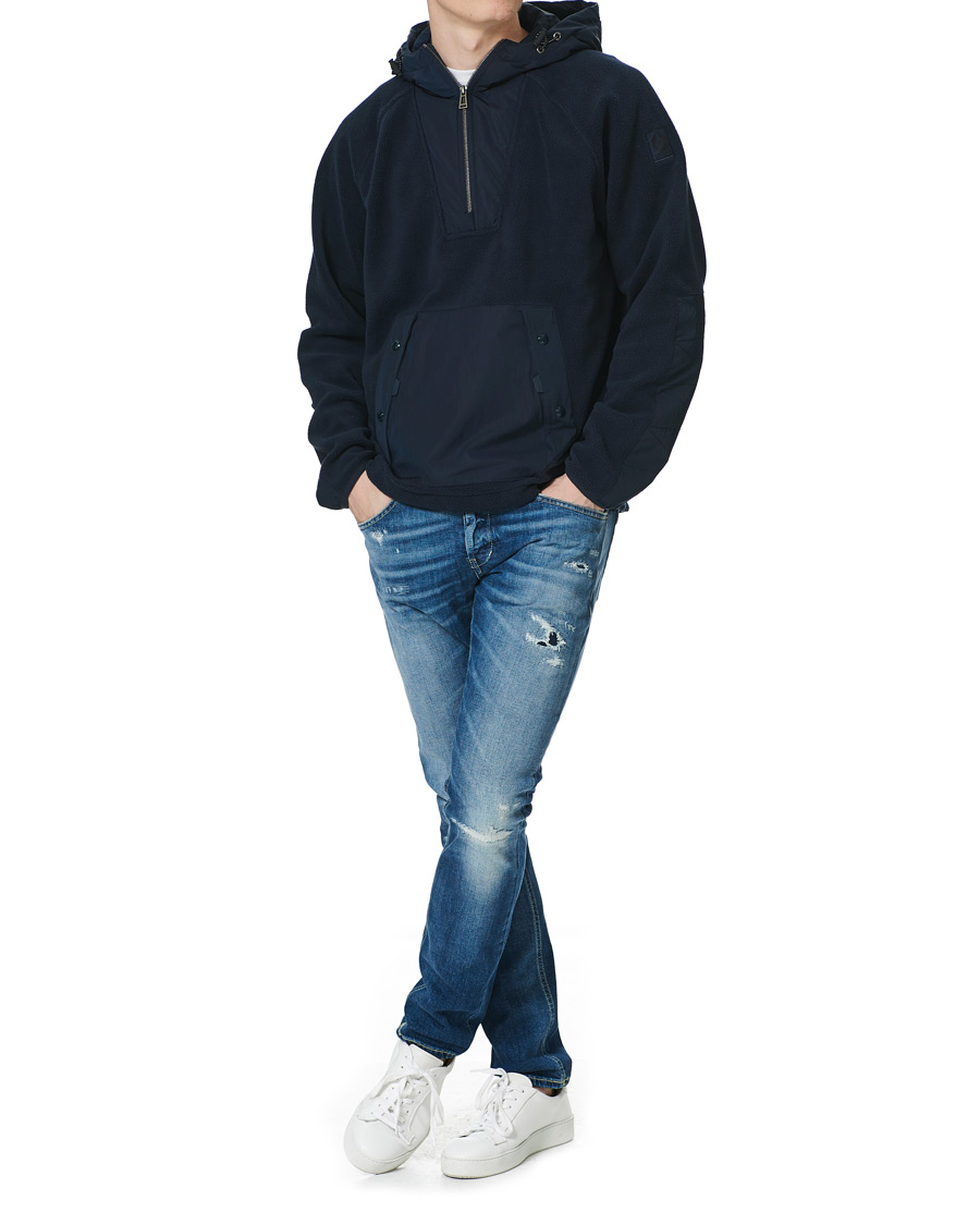 Men | Sweaters & Knitwear | Belstaff | Atlantic Pile Pullover Dark Ink