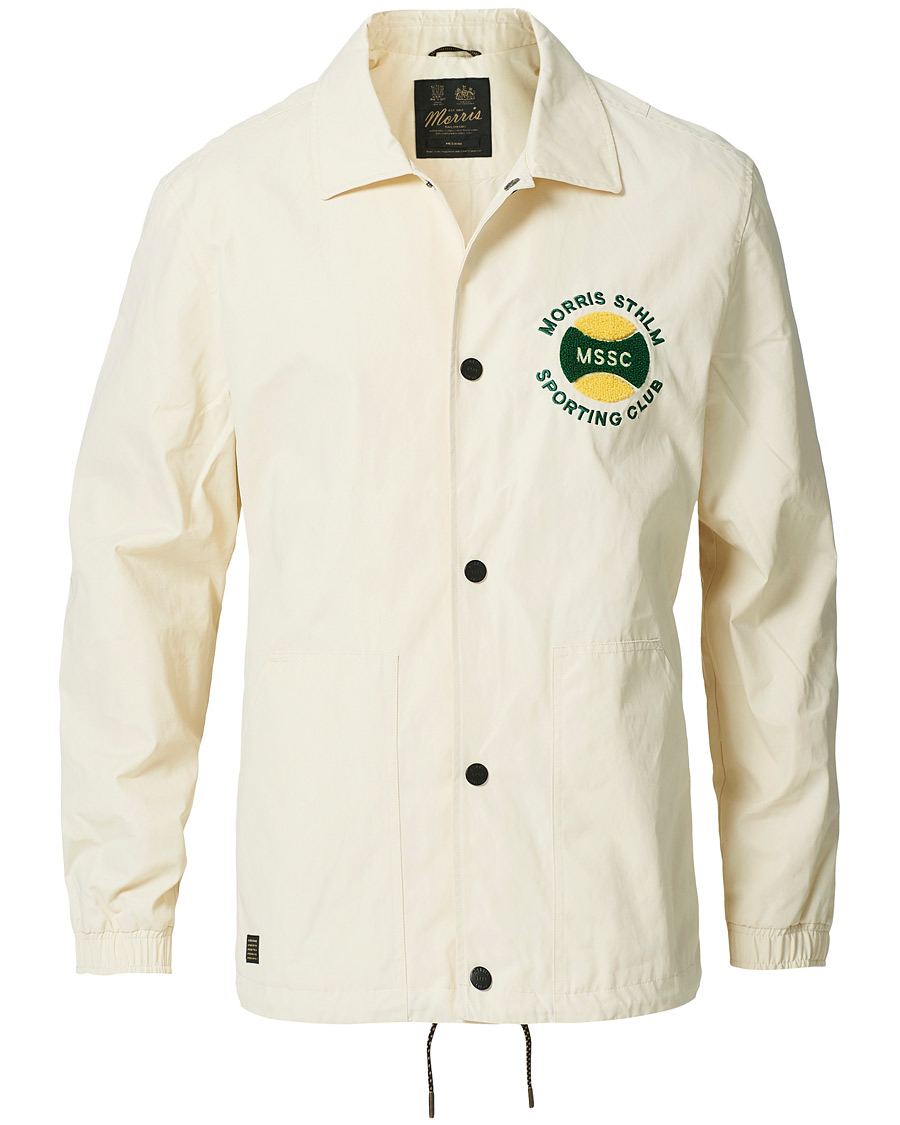 Men | Coats & Jackets | Morris | Linder Coach Jacket Off White Multi