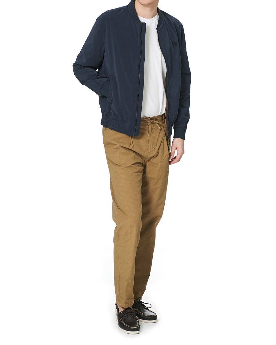 Men | Coats & Jackets | Morris | Nicolas Nylon Bomber Jacket Old Blue