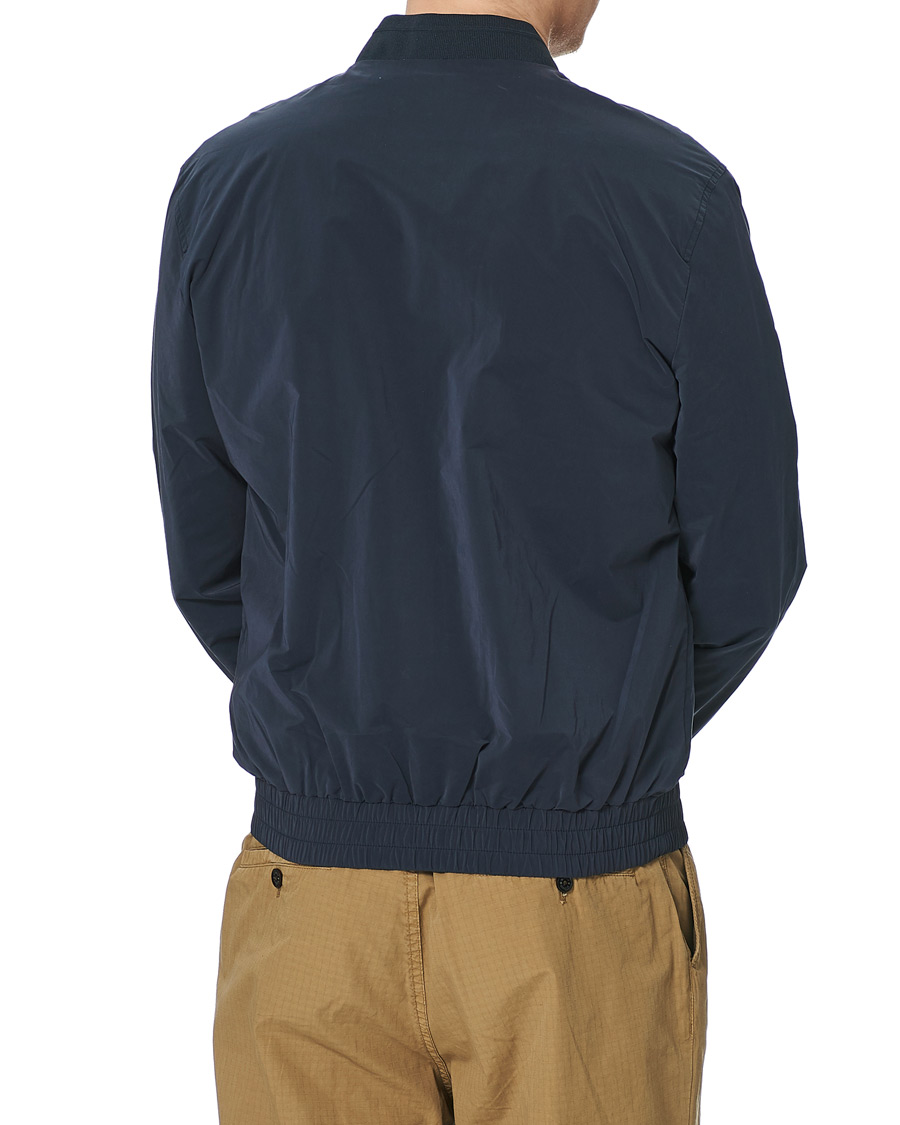 Men | Coats & Jackets | Morris | Nicolas Nylon Bomber Jacket Old Blue