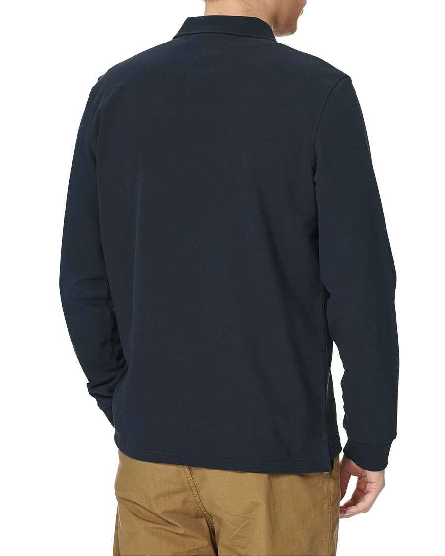 Men | Sweaters & Knitwear | Morris | Leamington Striped Rugger Navy