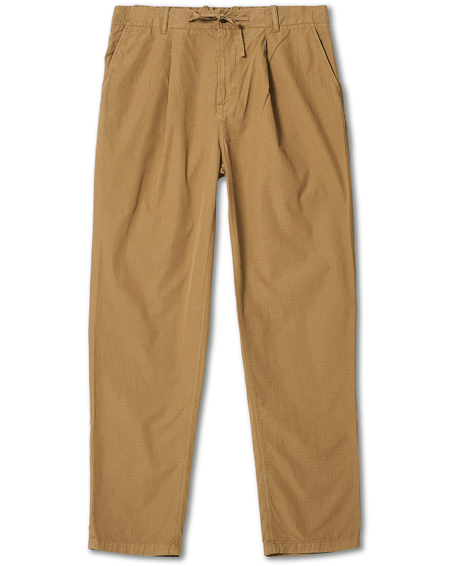 Men | Trousers | Morris | Morley Ripstop Drawstring Pants Bronze