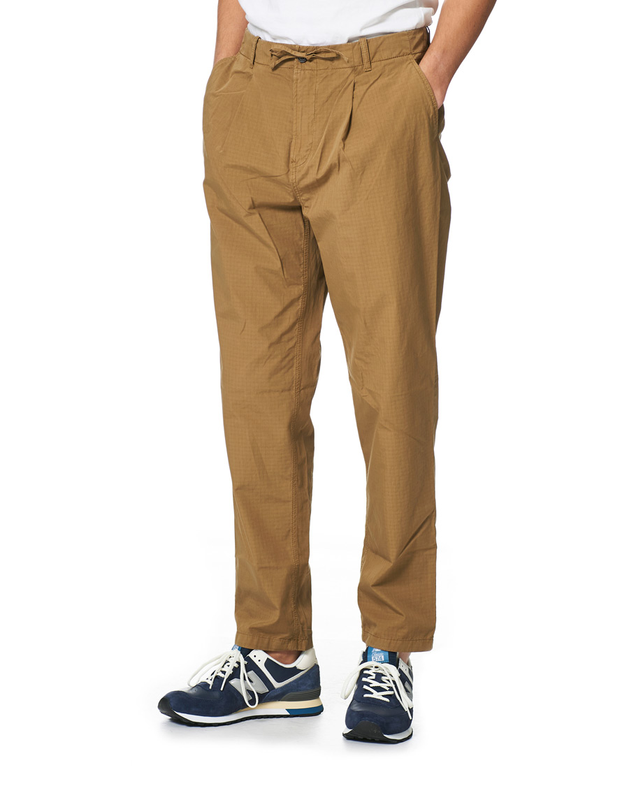 Men | Trousers | Morris | Morley Ripstop Drawstring Pants Bronze