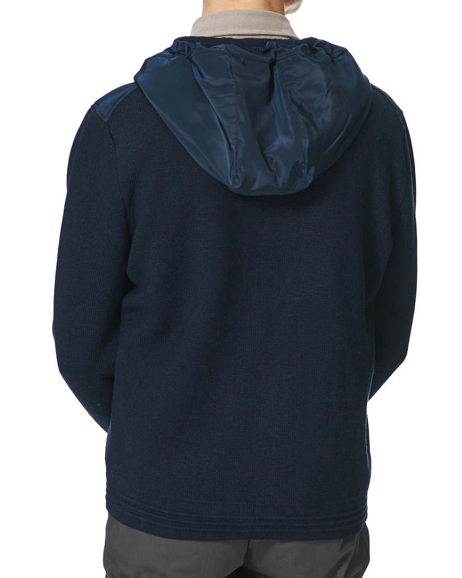 Men | Coats & Jackets | Morris Heritage | Remington Knitted Hybrid Jacket Navy