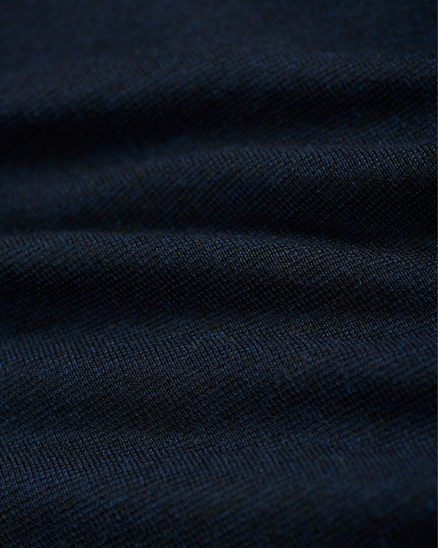 Men | Sweaters & Knitwear | Morris Heritage | Knitted Shirt Jacket Navy