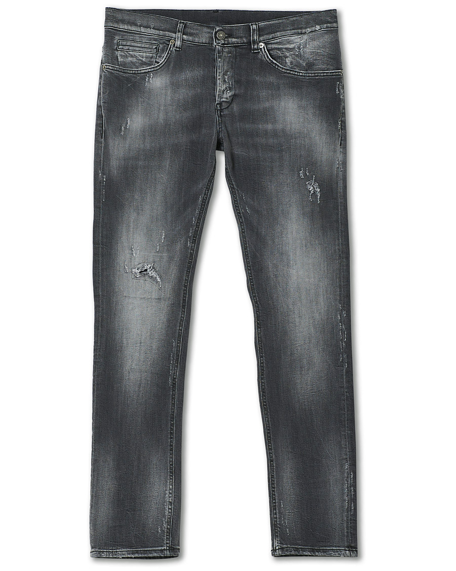Men | Jeans | Dondup | George Jeans Destoryed Medium Grey