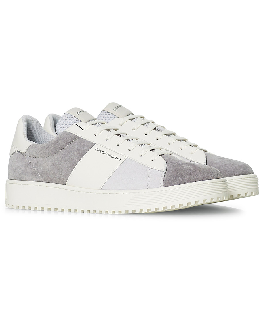 Men | Emporio Armani Suede Sneaker Beige | Emporio Armani | Suede Sneaker Beige