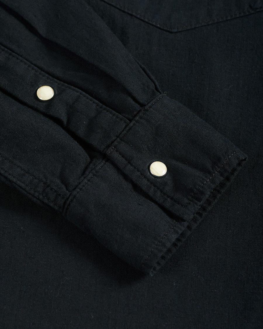 Men | Shirts | Jeanerica | Bertrand Denim Shirt Black