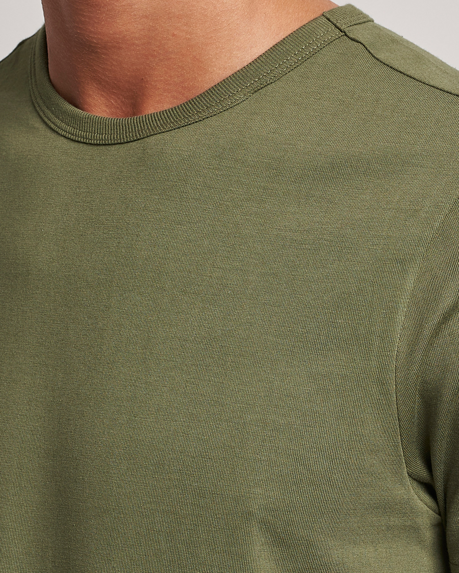 Men | T-Shirts | Merz b. Schwanen | 1950s Classic Loopwheeled T-shirt Army