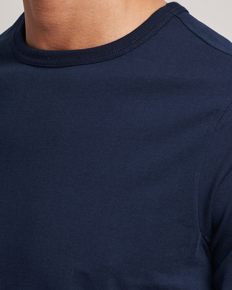 Men | T-Shirts | Merz b. Schwanen | 1950s Classic Loopwheeled Ink Blue