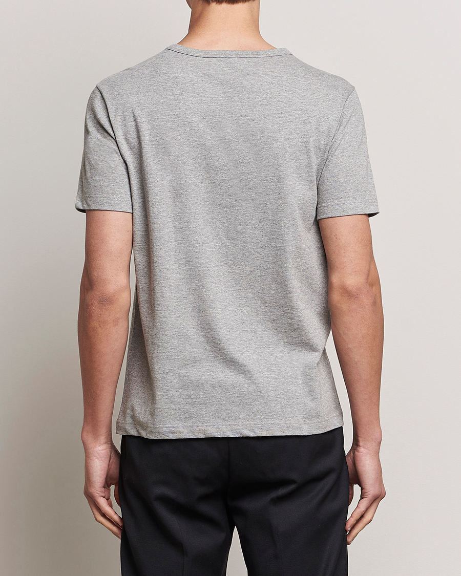 Men | T-Shirts | Merz b. Schwanen | 1950s Classic Loopwheeled T-Shirt Grey Melange