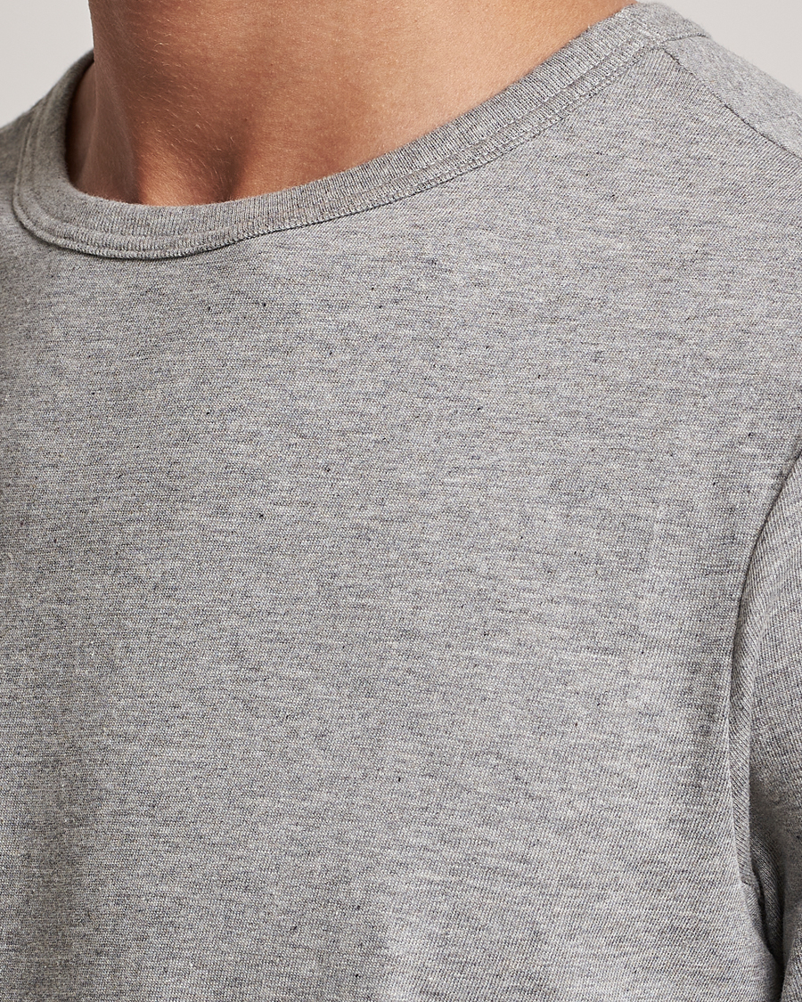 Men | T-Shirts | Merz b. Schwanen | 1950s Classic Loopwheeled T-Shirt Grey Melange