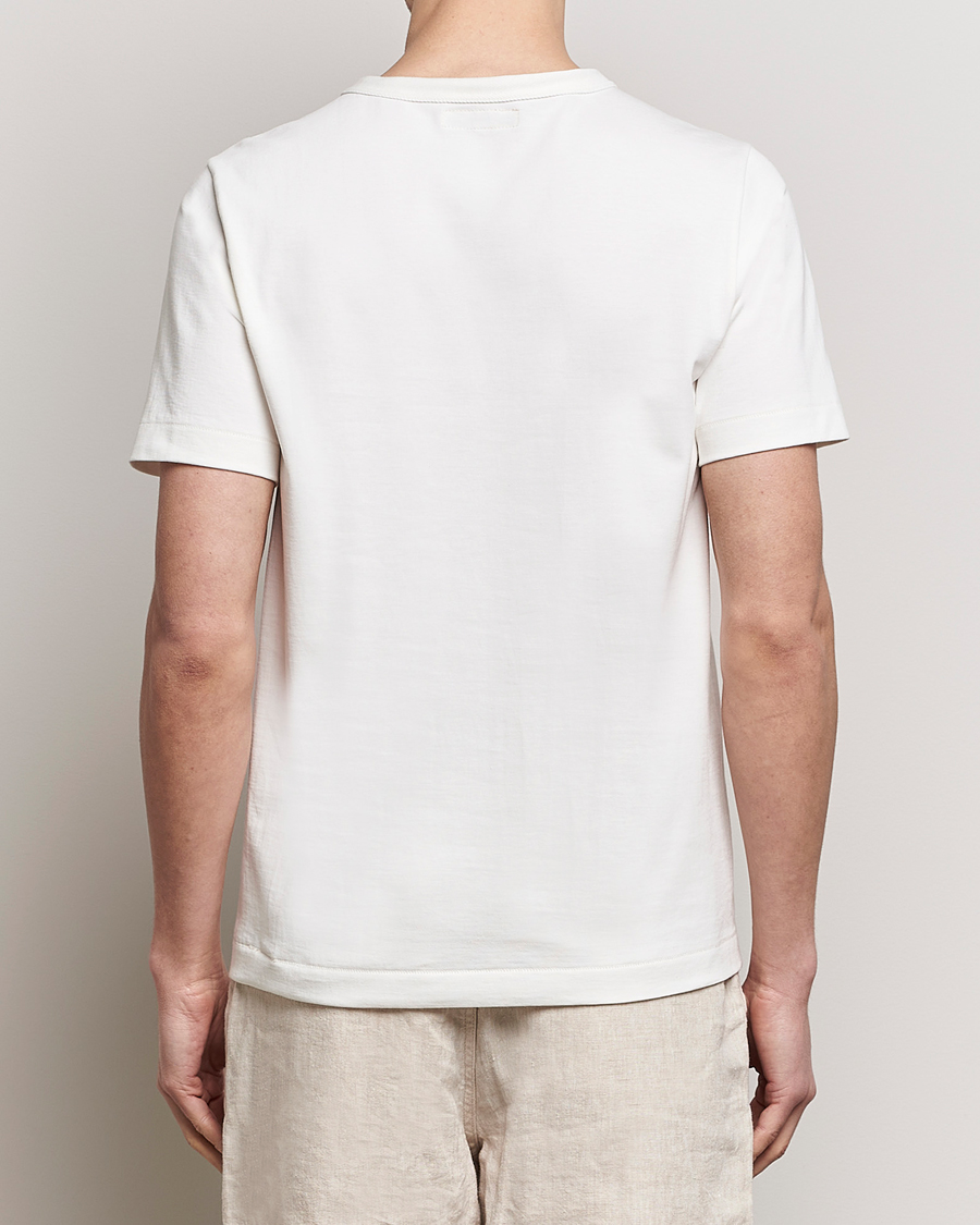 Men | T-Shirts | Merz b. Schwanen | Relaxed Fit Loopwheeled T-Shirt White