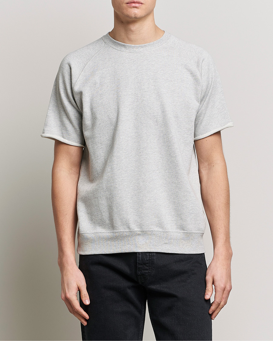 Men | T-Shirts | BEAMS PLUS | Cut Off Sweatshirt Heather Grey