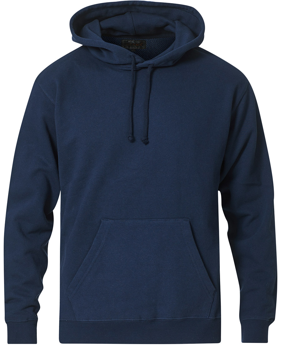 Men | Sweaters & Knitwear | BEAMS PLUS | Pullover Hoodie Navy