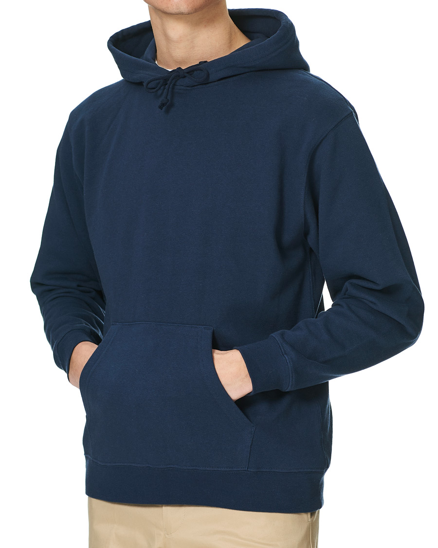 Men | Sweaters & Knitwear | BEAMS PLUS | Pullover Hoodie Navy