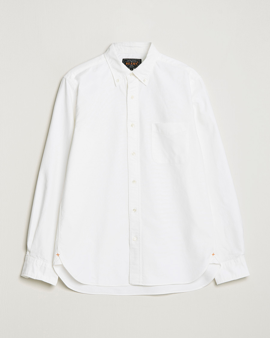 Men | Shirts | BEAMS PLUS | Oxford Button Down Shirt White