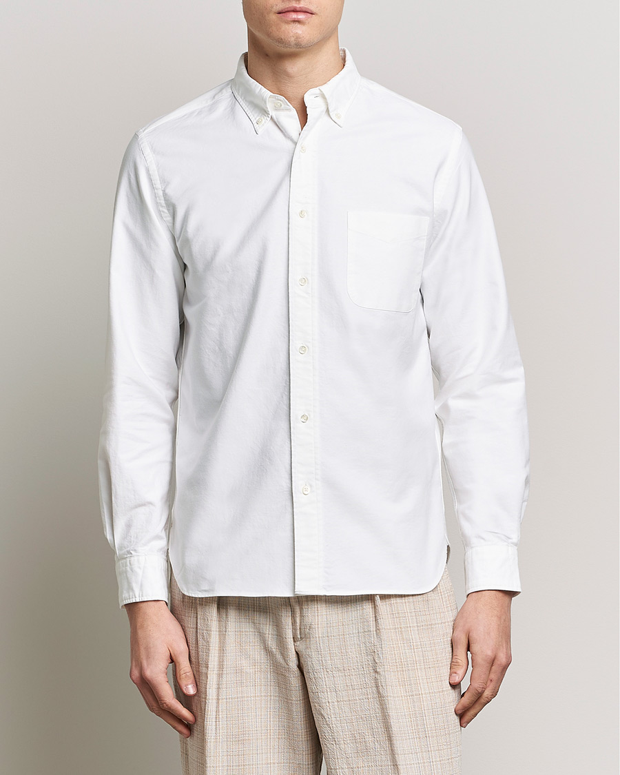Men | Shirts | BEAMS PLUS | Oxford Button Down Shirt White