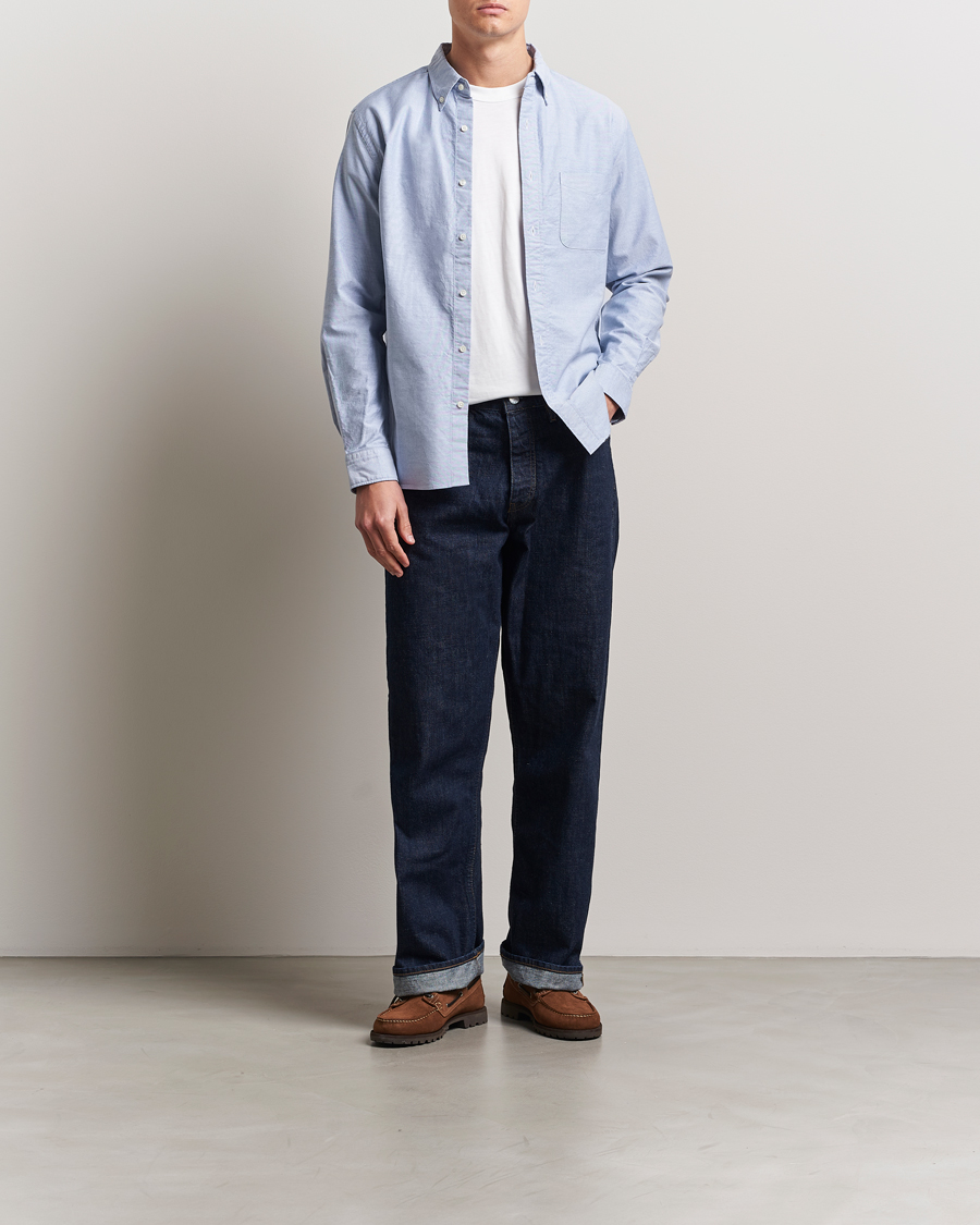 Men | Shirts | BEAMS PLUS | Oxford Button Down Shirt Light Blue