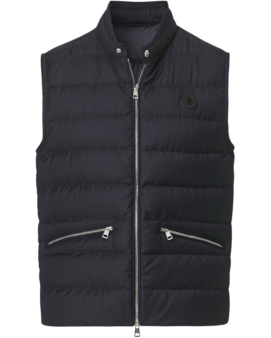 Men | Coats & Jackets | Moncler | Gallienne Down Vest Navy