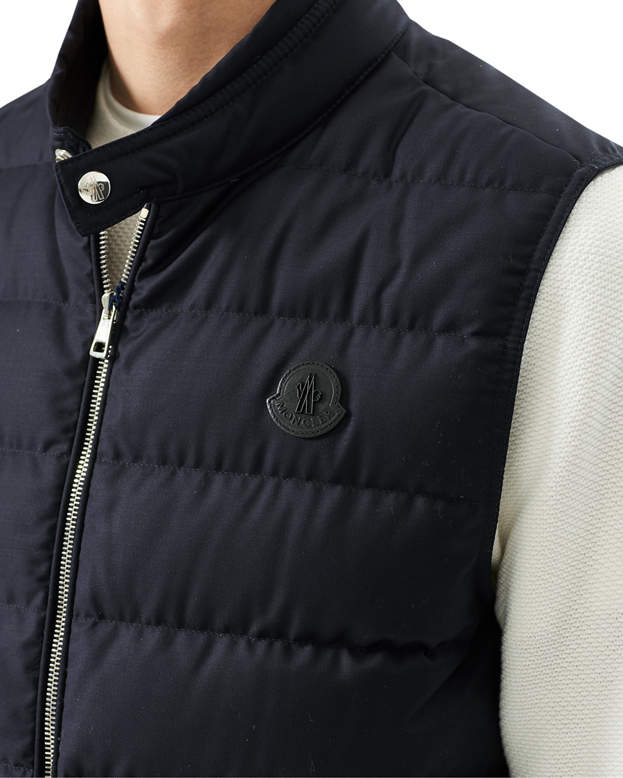 Men | Coats & Jackets | Moncler | Gallienne Down Vest Navy