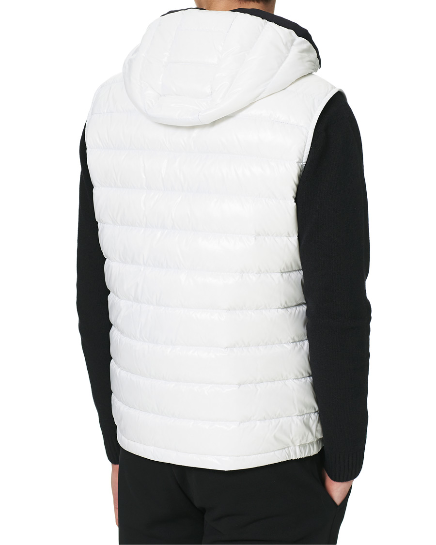 Men | Coats & Jackets | Moncler | Ragot Hooded Down Vest White
