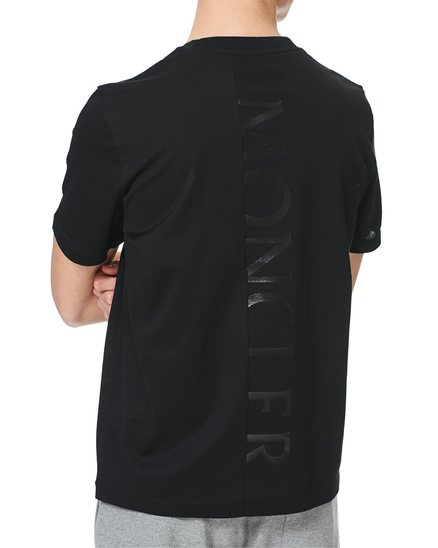 Men | T-Shirts | Moncler | Back Print Tee Black