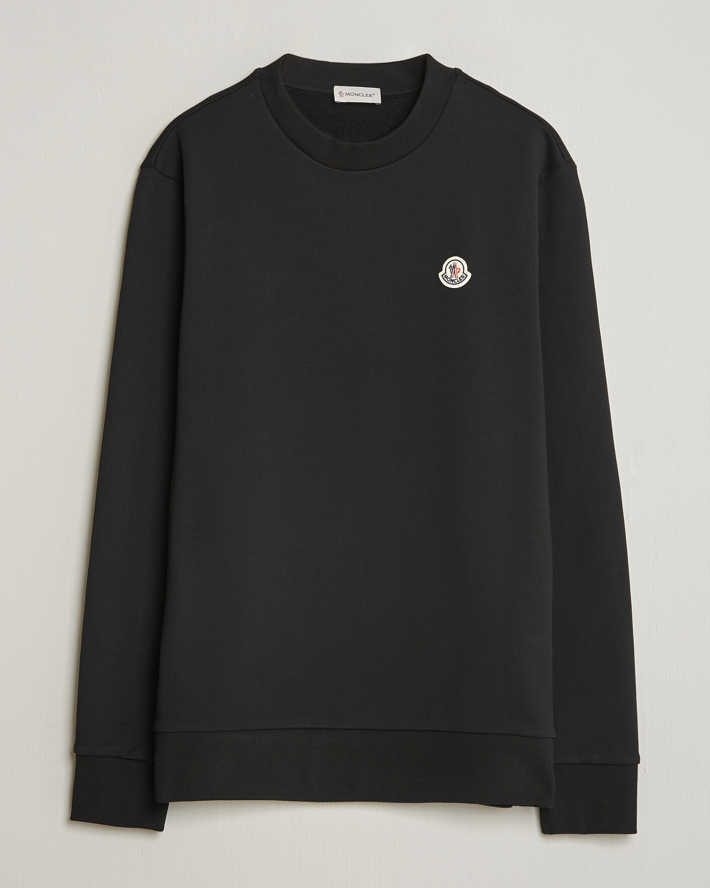 Men | Sweaters & Knitwear | Moncler | Logo Sweatshirt Black