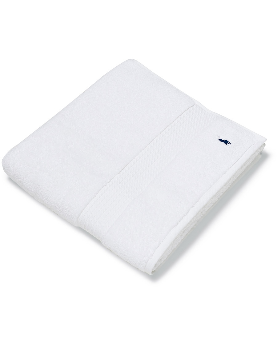 Men | Ralph Lauren Home Polo Player Bath Sheet 90x170 White | Ralph Lauren Home | Polo Player Bath Sheet 90x170 White