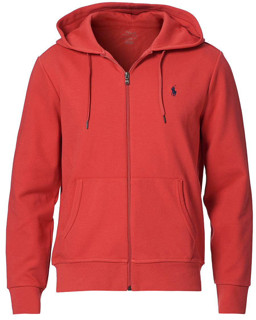 Men | Sweaters & Knitwear | Polo Ralph Lauren | Tech Full-Zip Hoodie Starboard Red