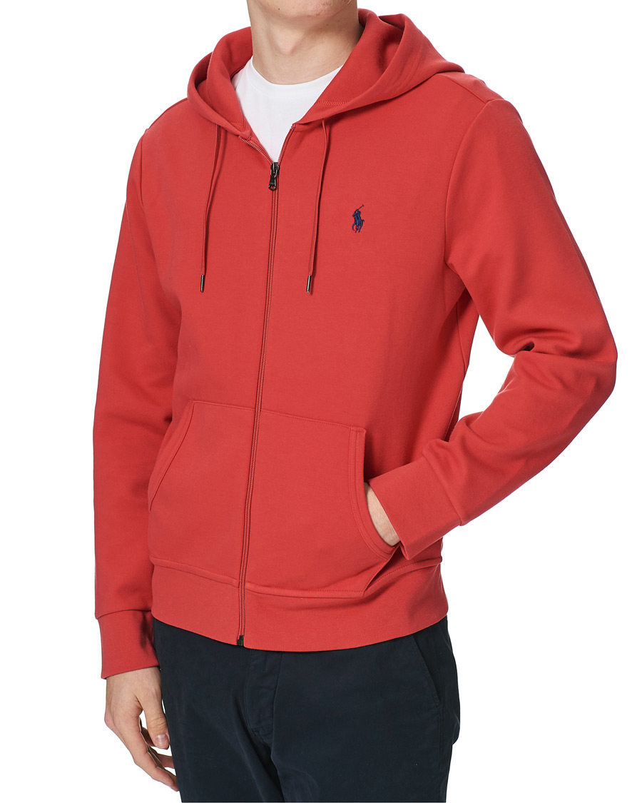 Men | Sweaters & Knitwear | Polo Ralph Lauren | Tech Full-Zip Hoodie Starboard Red