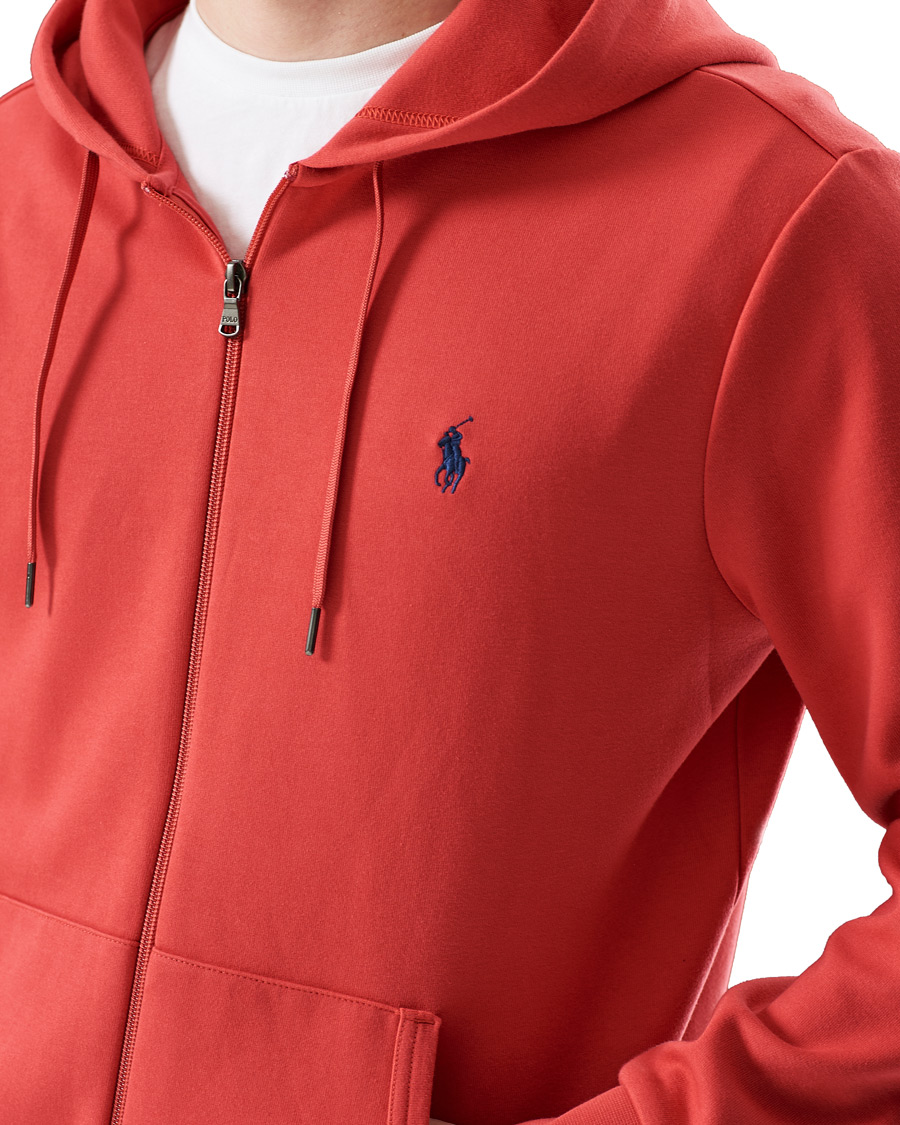 Men | Sweaters & Knitwear | Polo Ralph Lauren | Tech Full-Zip Hoodie Starboard Red