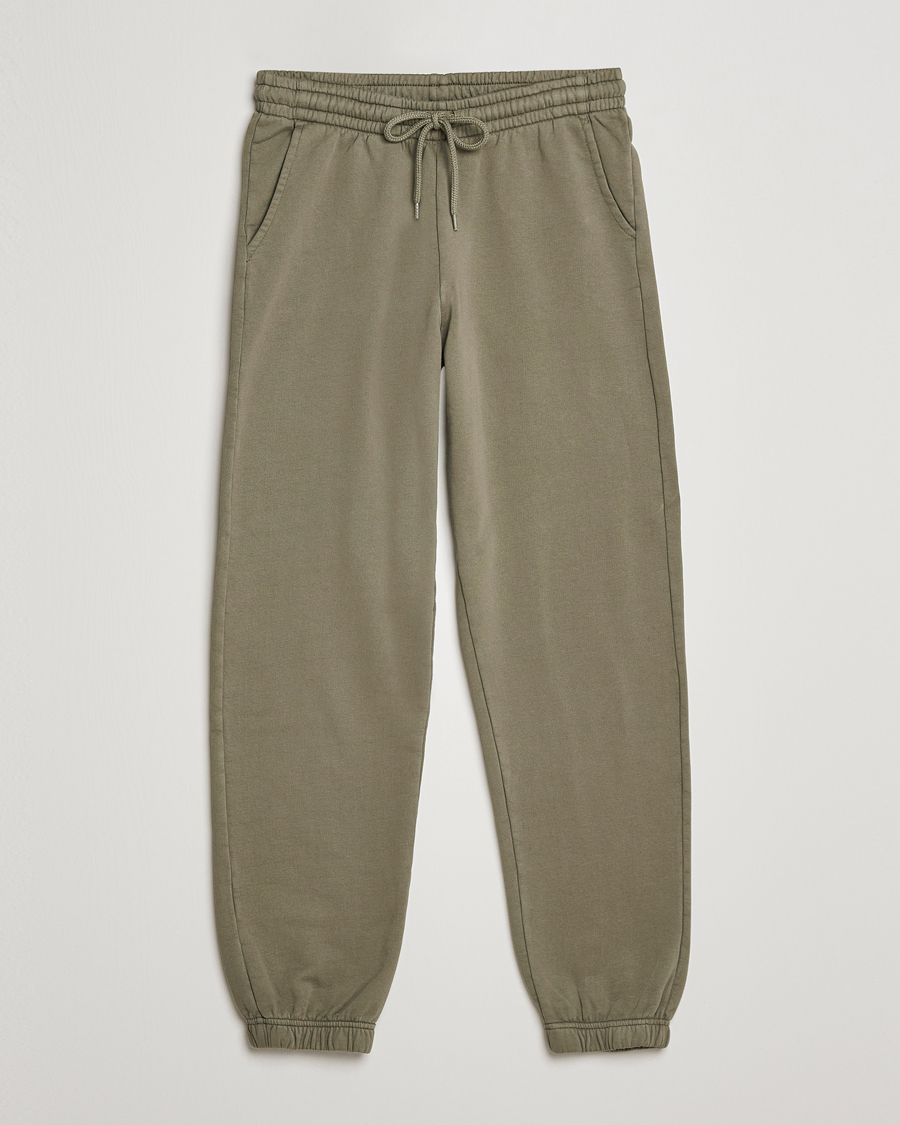Men | Trousers | Colorful Standard | Classic Organic Sweatpants Dusty Olive
