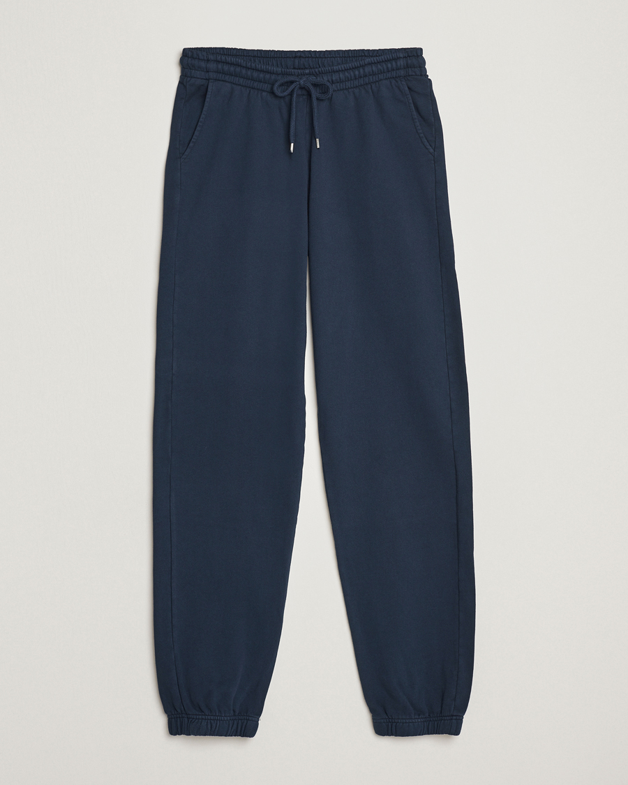 Men | Trousers | Colorful Standard | Classic Organic Sweatpants Navy Blue