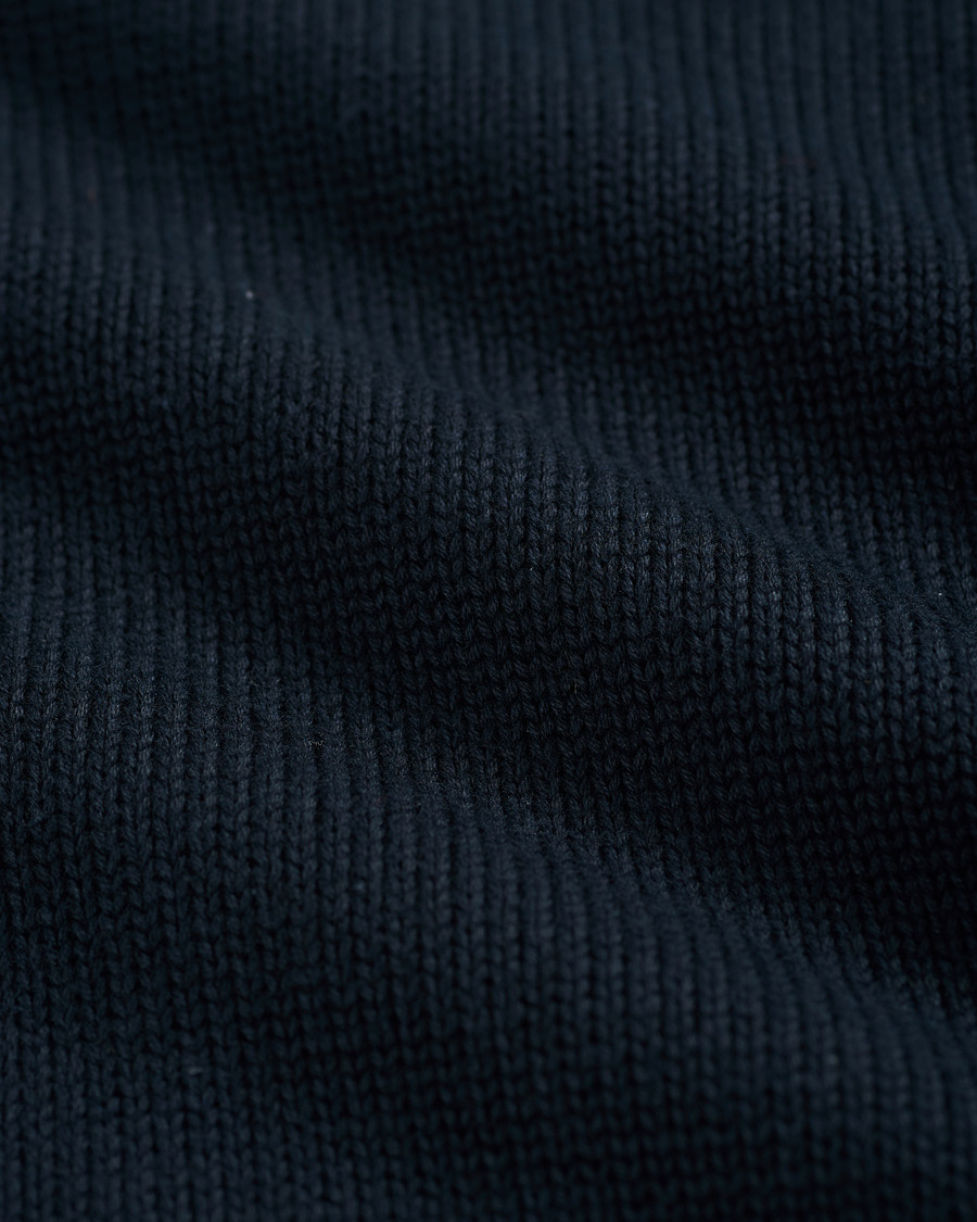 Men | Sweaters & Knitwear | GANT | Rough Weather Crew Neck Sweater Evening Blue