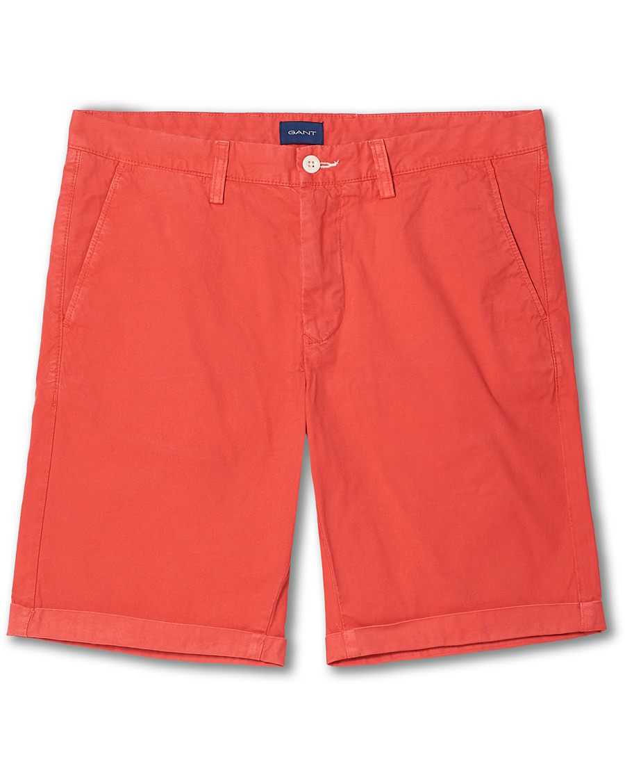 Men | Shorts | GANT | Regular Sunbleached Shorts Watermelon Pink