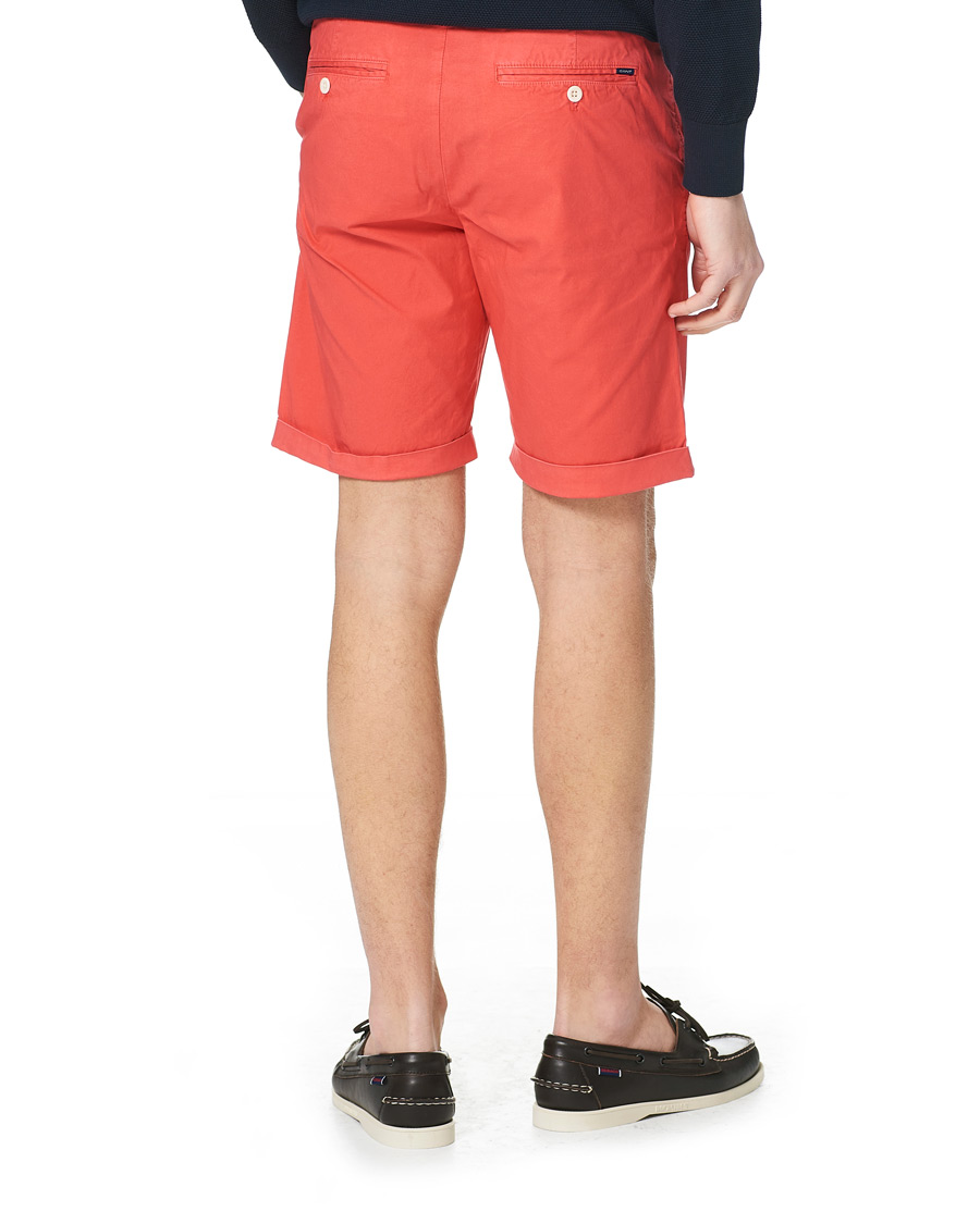 Men | Shorts | GANT | Regular Sunbleached Shorts Watermelon Pink