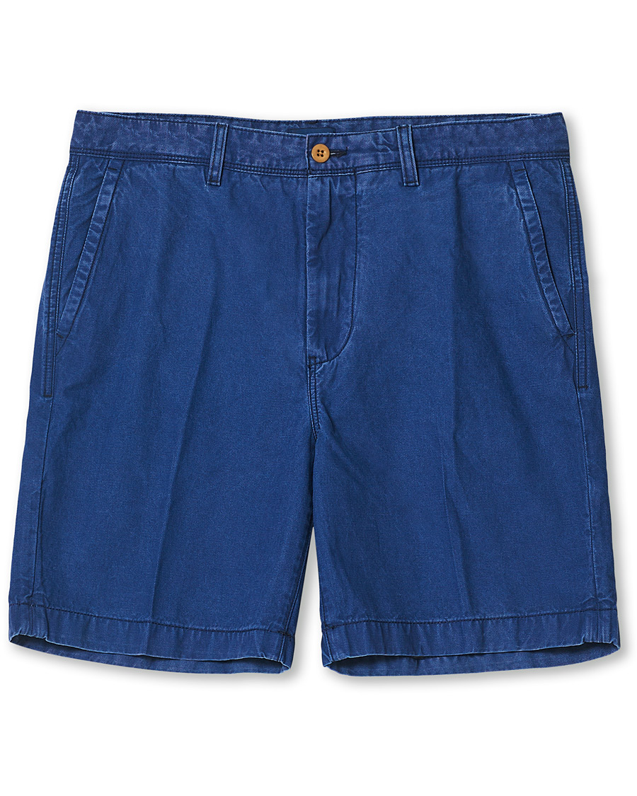 Men | Shorts | GANT | Foam Dyed Shorts Indigo Blue