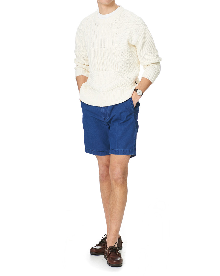 Men | Shorts | GANT | Foam Dyed Shorts Indigo Blue