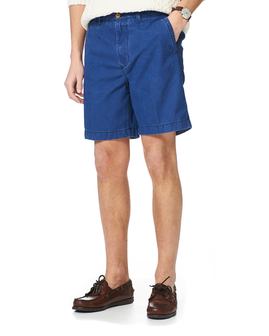 Men | Shorts | GANT | Foam Dyed Shorts Indigo Blue