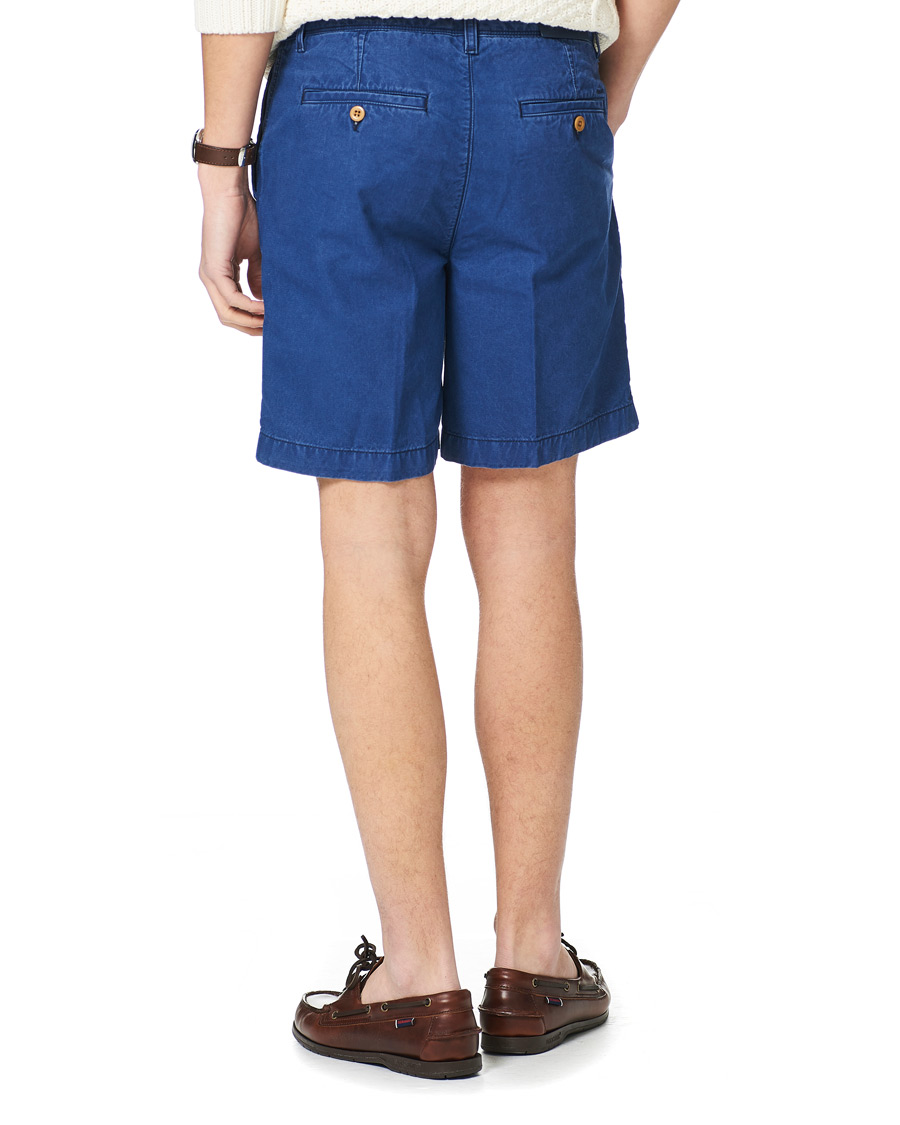 Men | Shorts | GANT | Foam Dyed Shorts Indigo Blue