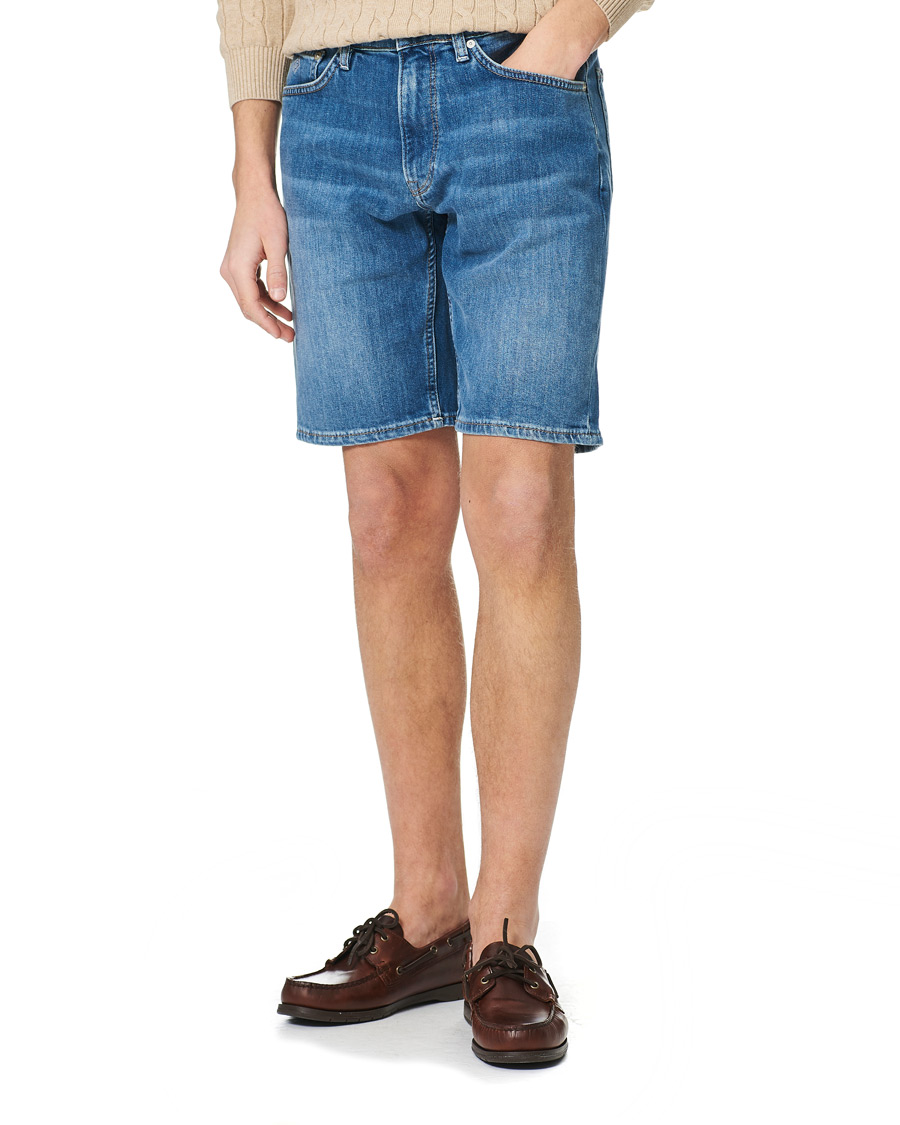 Men | Shorts | GANT | Arley Jeans Shorts Semi Light Blue