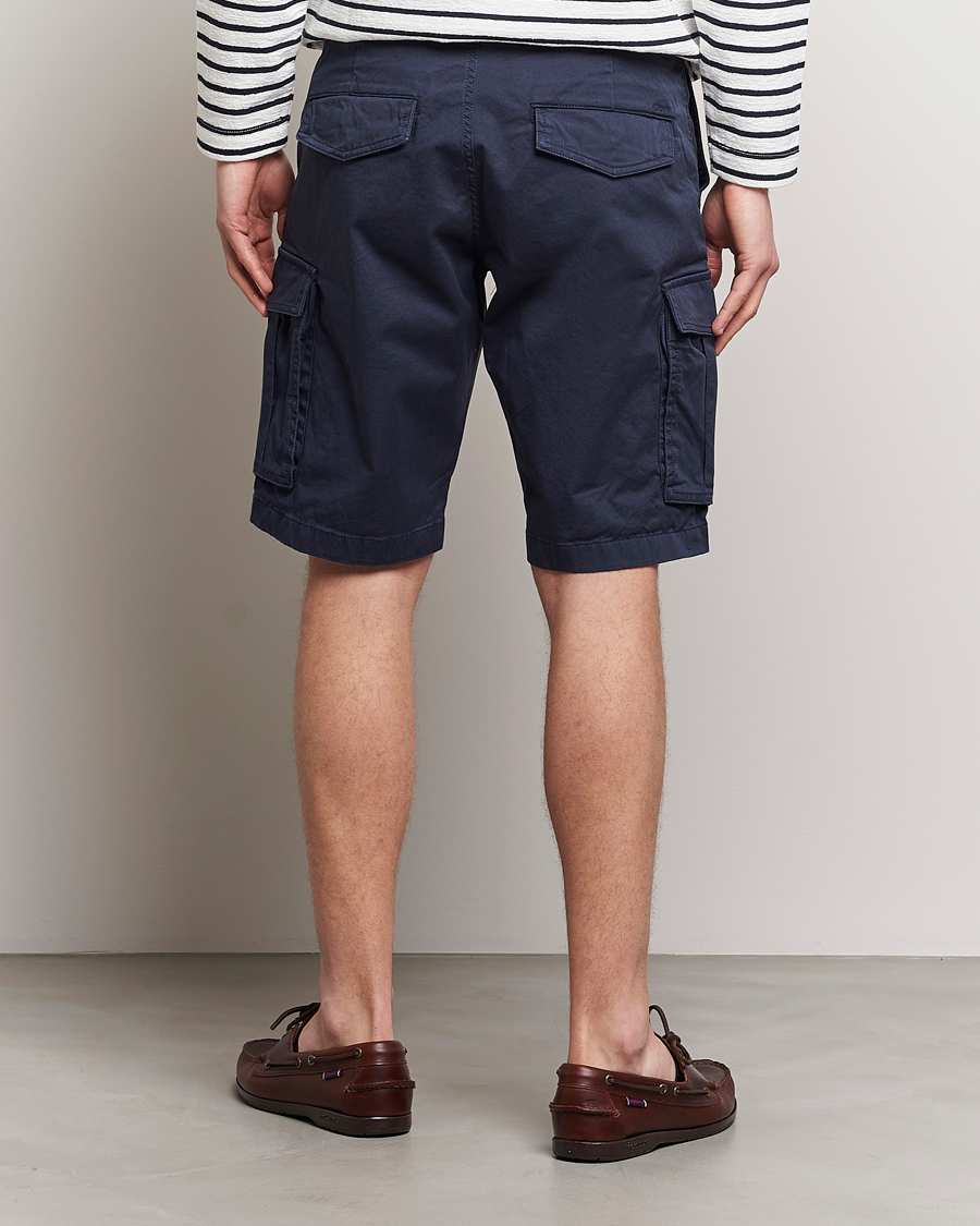 Men | Shorts | Gant | Relaxed Twill Cargoshorts Marine