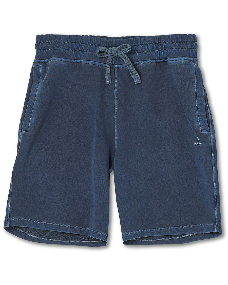Men | Shorts | GANT | Sunbleached Sweatshorts Evening Blue