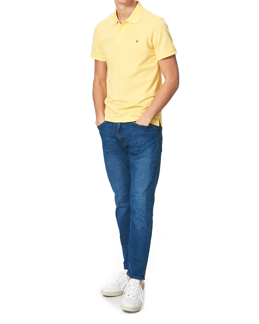 Men | Polo Shirts | GANT | The Original Polo Banana Yellow