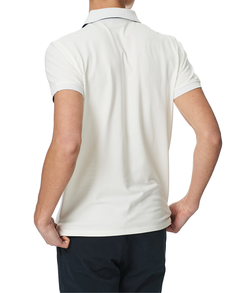 Men | Polo Shirts | GANT | Contrast Collar Polo Eggshell