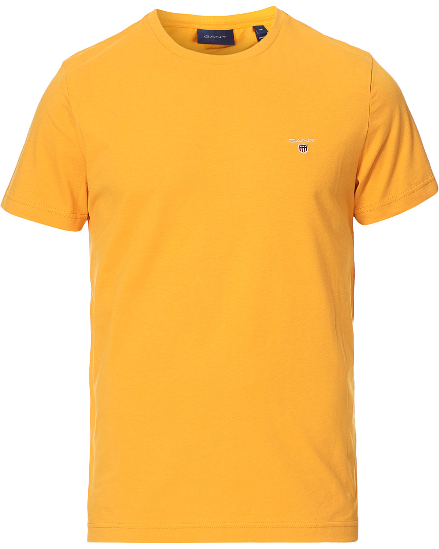 Men | T-Shirts | GANT | The Original Tee Dalia Orange