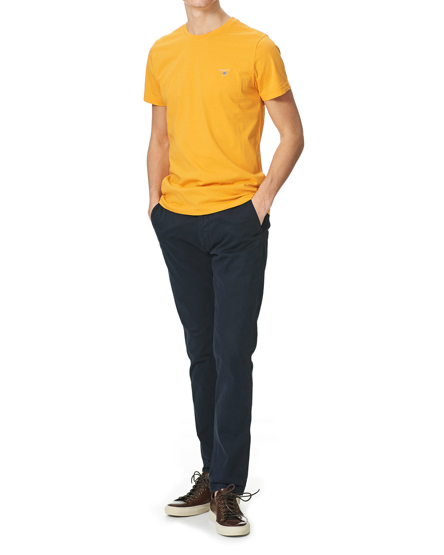 Men | T-Shirts | GANT | The Original Tee Dalia Orange