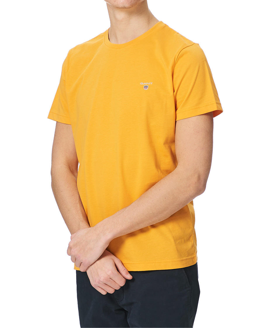 Men | T-Shirts | GANT | The Original Tee Dalia Orange