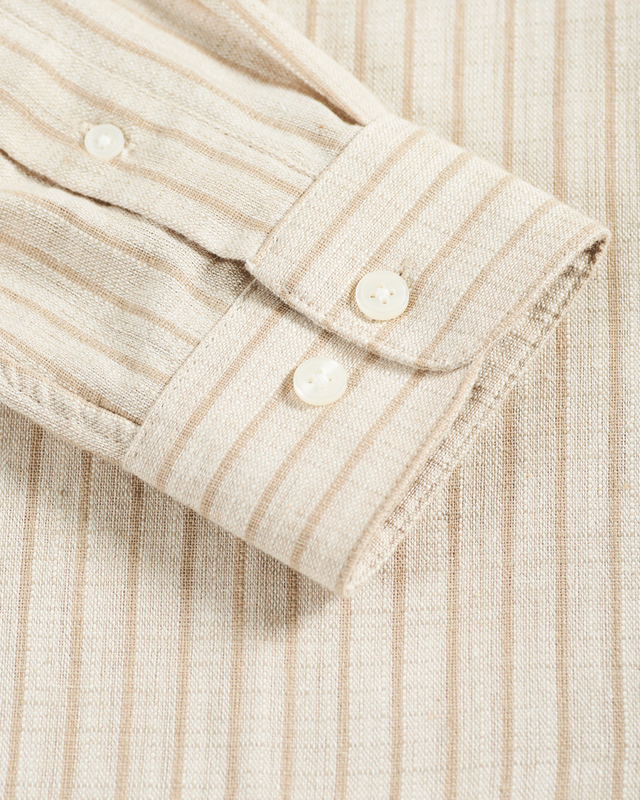 Men | Shirts | Samsøe Samsøe | Samsøe & Samsøe Liam Cotton Linen Shirt Pure Cashmere